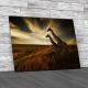 Giraffes on Their Trek Canvas Print Large Picture Wall Art