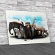 Gorgeous Huddled Animals Canvas Print Large Picture Wall Art