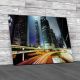 Hong Kong At Night Canvas Print Large Picture Wall Art