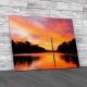 Washington Monument In Reflecting Pool Canvas Print Large Picture Wall Art