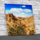 Mountain Oasis Chebika Tunisia Square Canvas Print Large Picture Wall Art